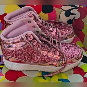 Sparkly Pink Women's Sneakers